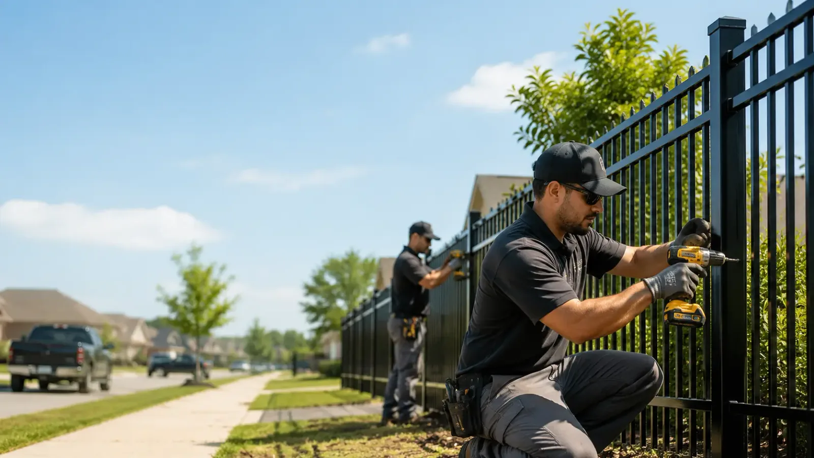 Metal Fence Installation in Farmington, IL